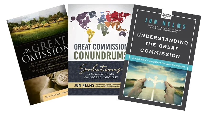 Three missions books by Jon Nelms
