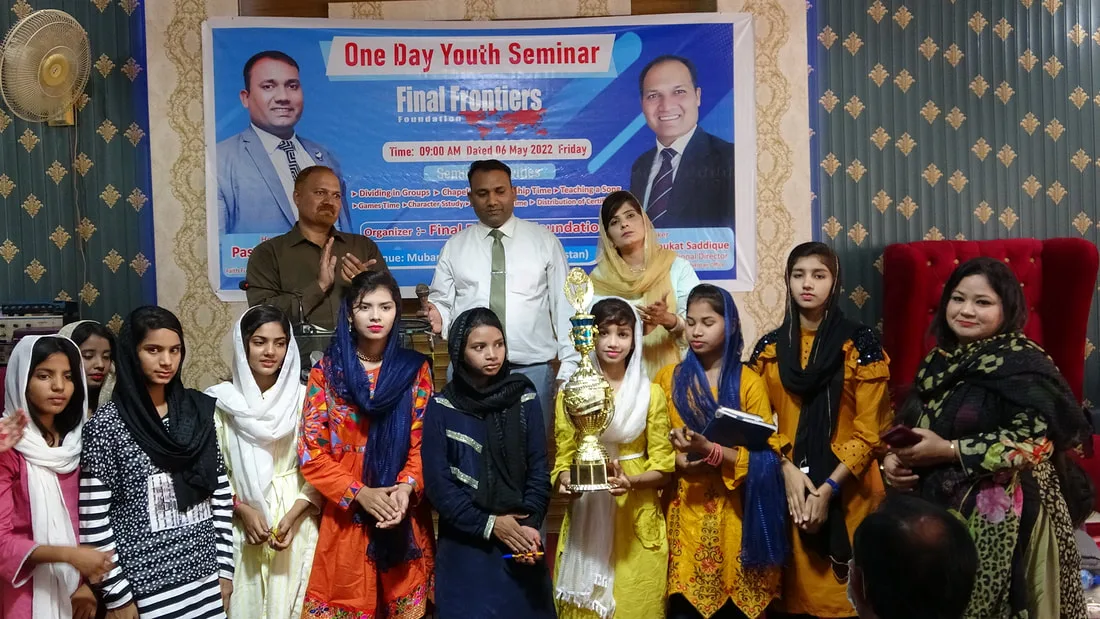 Young women at a youth seminar