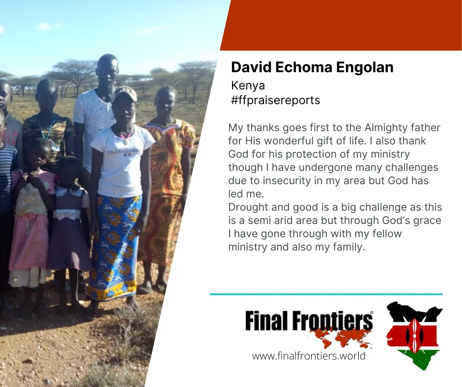 Praise report from David in Kenya
