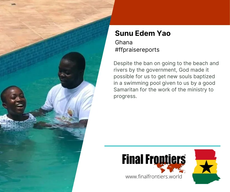 Praise report from Sunu in Ghana