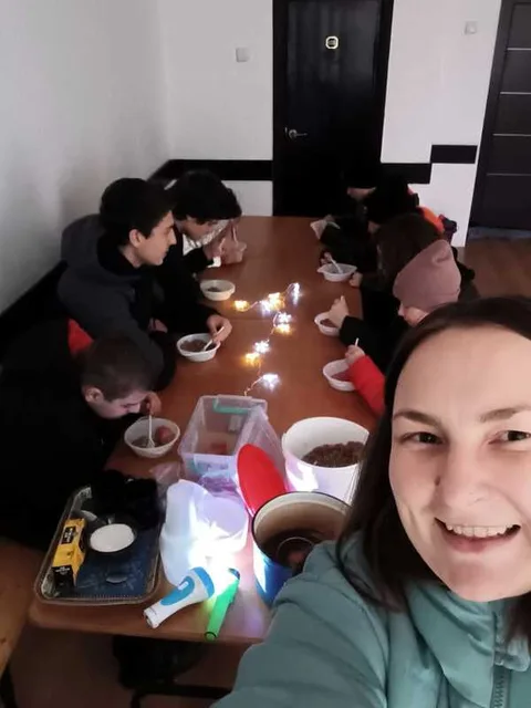 People sharing a meal indoors