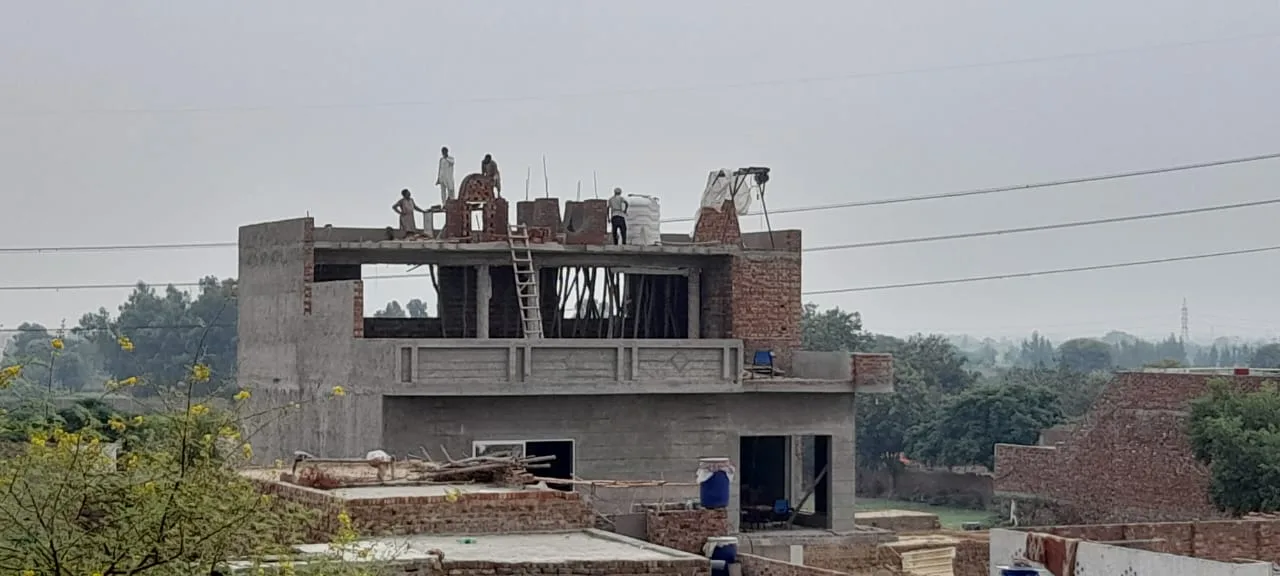 View of the Pakistan Bible College construction site