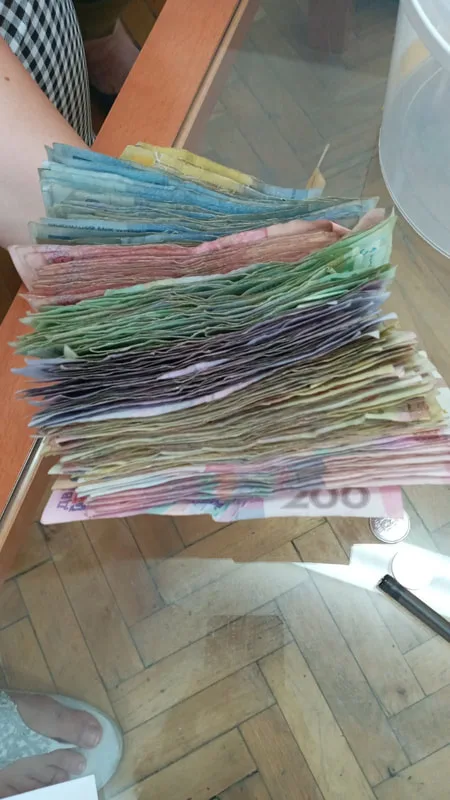 Stack of colorful handmade cards