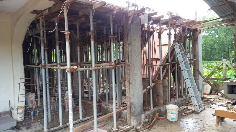Column formwork and temporary supports