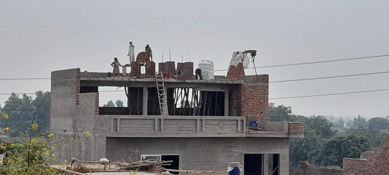 Upper floor construction at Pakistan Bible College