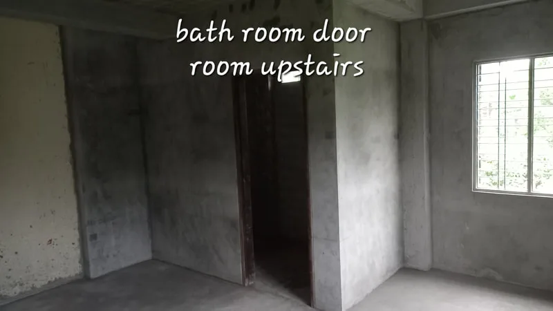 Upstairs bathroom doorway